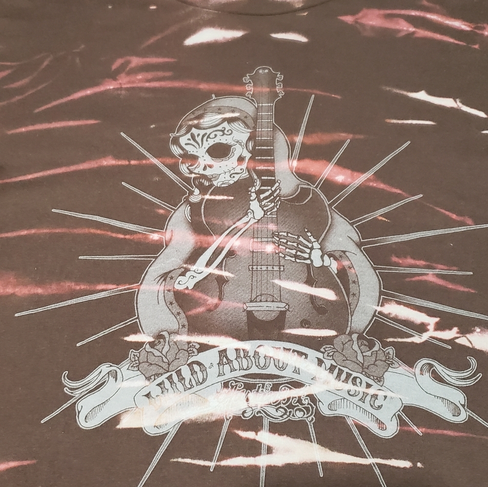 Bleach Dyed Day off the Dead T shirt size L